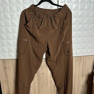 BRAND NEW WITH TAGS JORDAN DRI-FIT BROWN JOGGERS SIZE SMALL